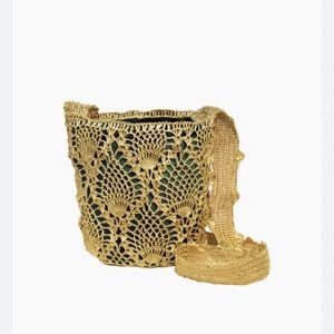 Verdi Pineapple Weave Mochila Bag